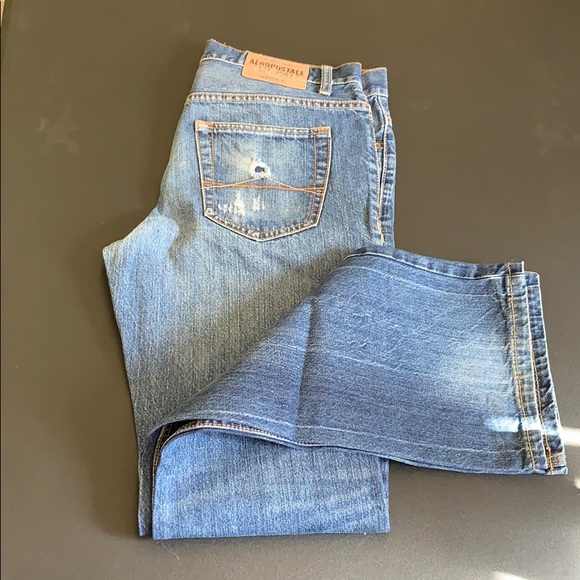 Aeropostale 31/32 blue jeans. Slim bootcut - Picture 8 of 8
